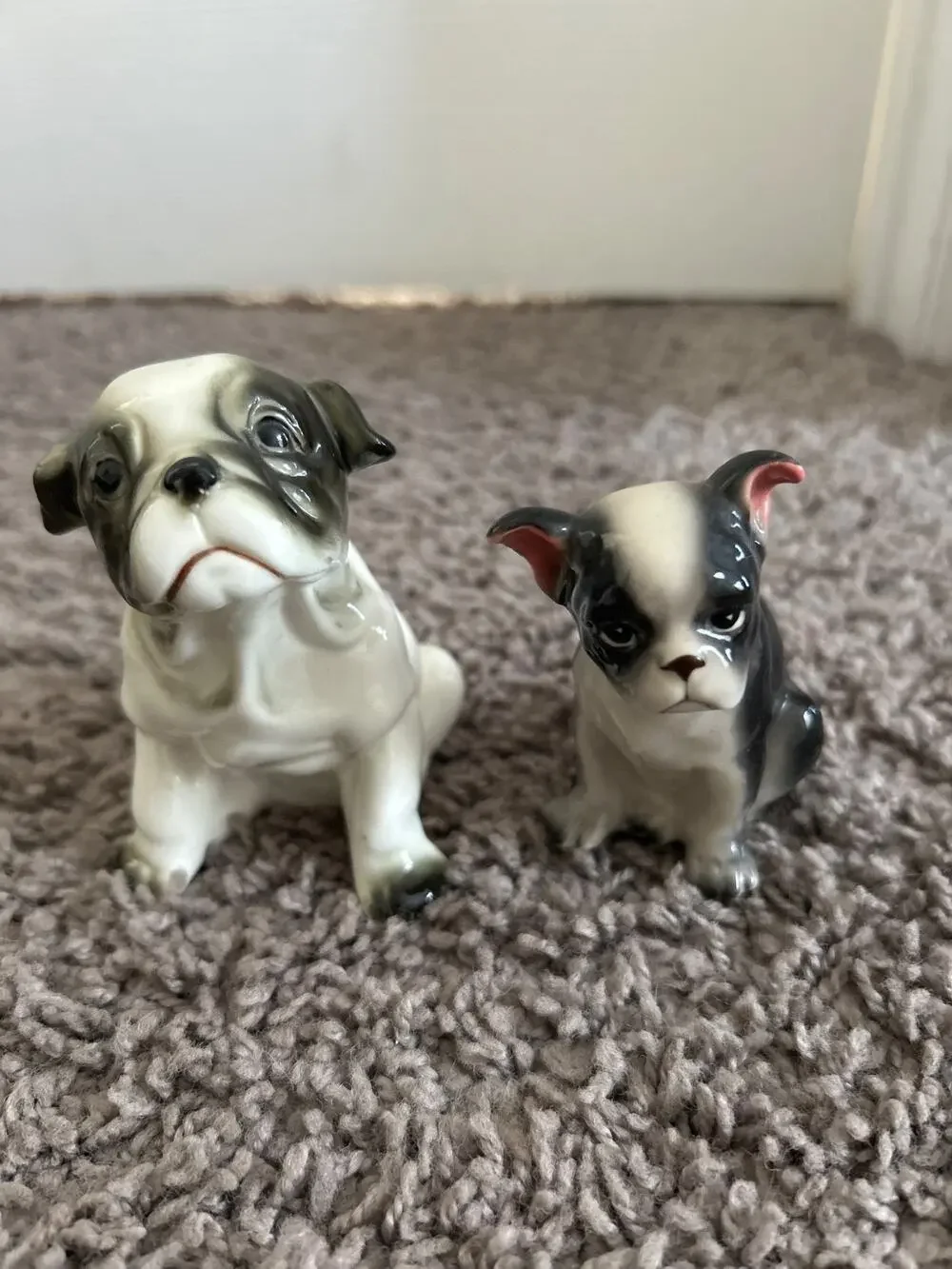 Vintage Boston Terrier Figurines